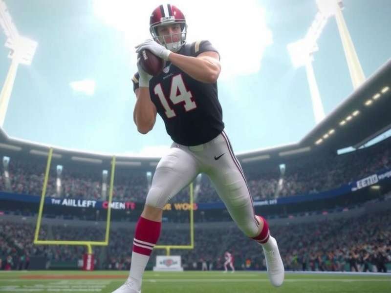 EA Sports College Football 26 Official Trailer Key Frame showing a dramatic stadium shot