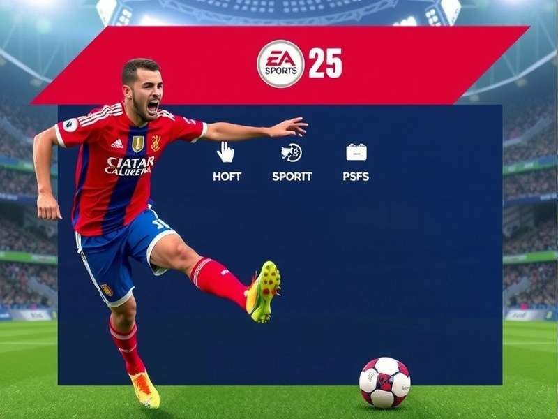 EA Sports FC 25 login screen on multiple devices