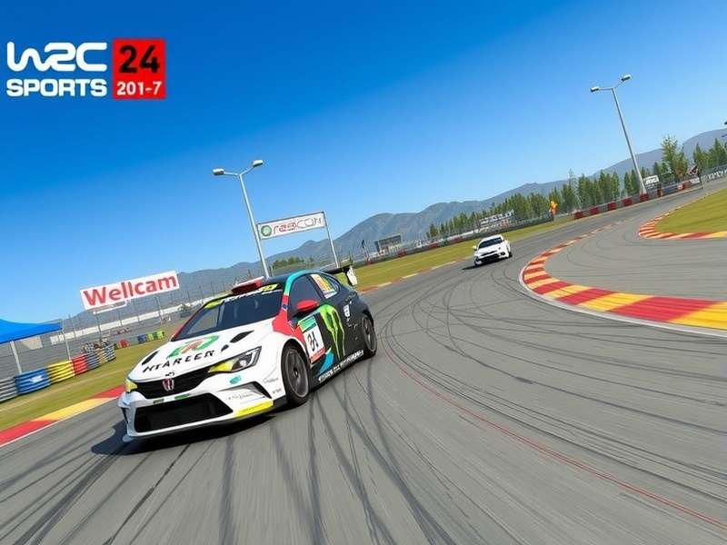 EA SPORTS WRC 24 Physics Engine Visualization showing tire deformation on gravel