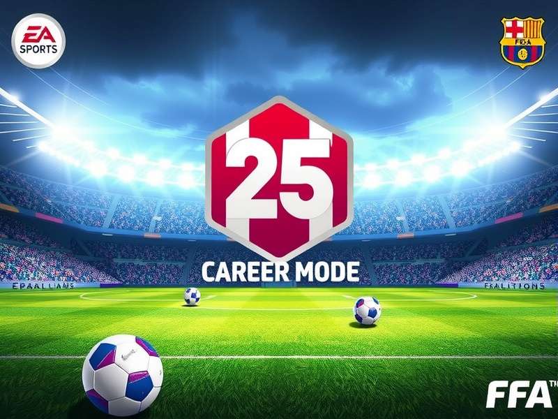 EA Sports FC 25 Career Mode screenshot showing manager and player interface