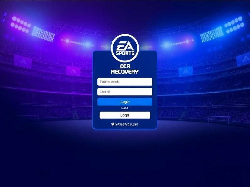 EA Sports Login Recovery Process Flowchart