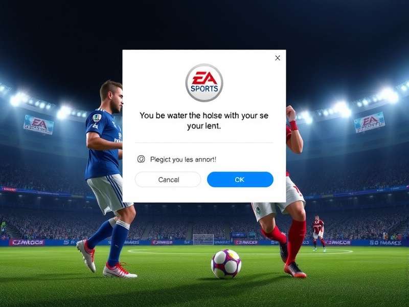 EA Sports login screen error on multiple devices