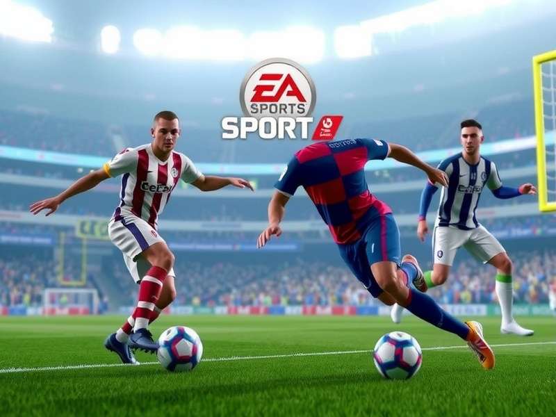 EA Sports Xbox login screen on a gaming console