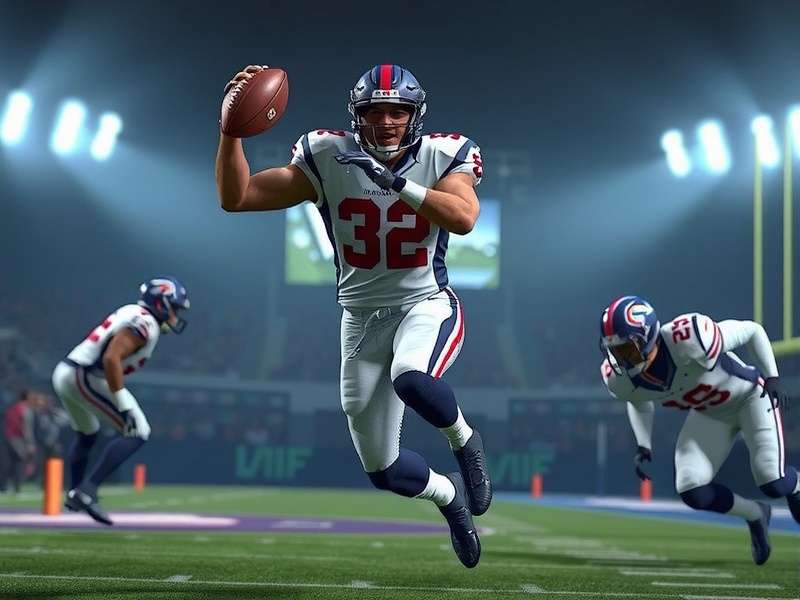 EA Sports College Football 26 Dynasty Mode gameplay screenshot showing a intense football match
