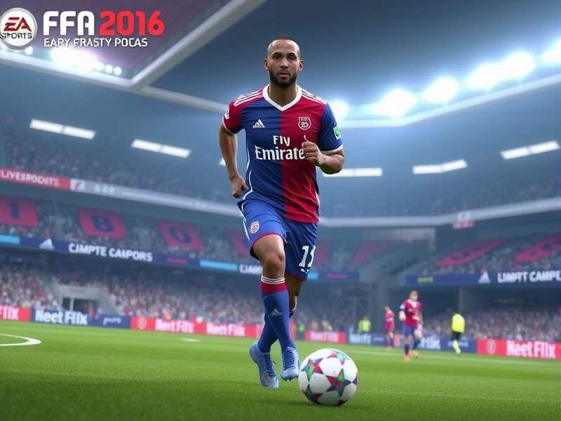 Concept art of EA Sports FC 26 next-generation graphics showcasing a detailed player model