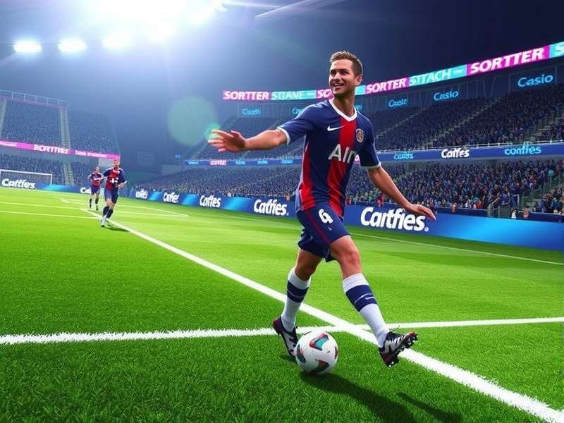 EA Sports FC 25 and FC Mobile game characters celebrating a goal