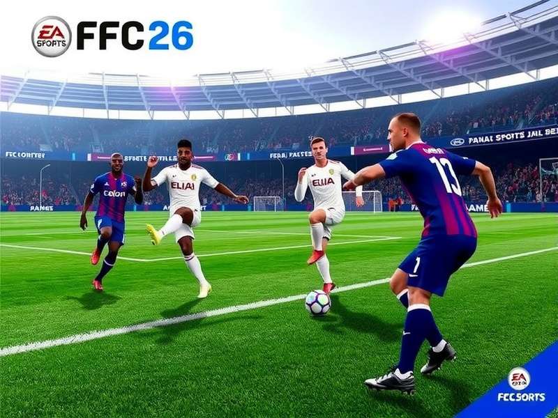 EA Sports FC 26 Trailer Screenshot showing intense in-game action