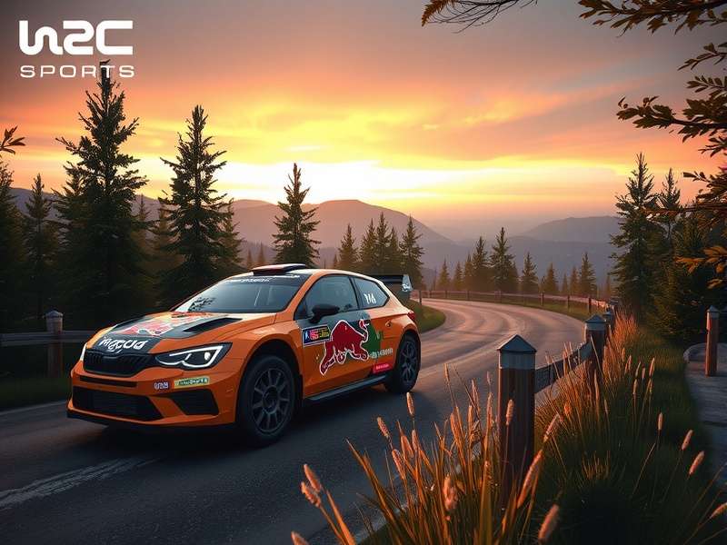 EA Sports WRC Gameplay - Rally car navigating a dusty stage