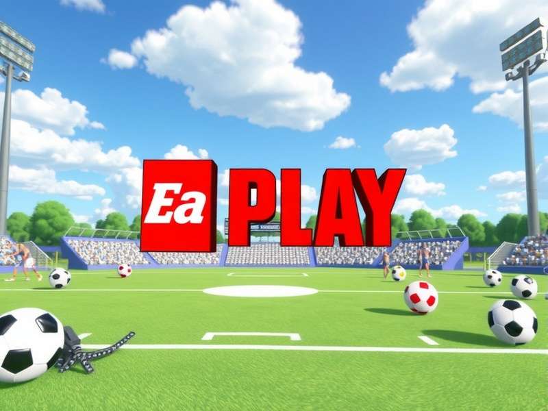 Ea Play gaming setup with multiple EA Sports titles