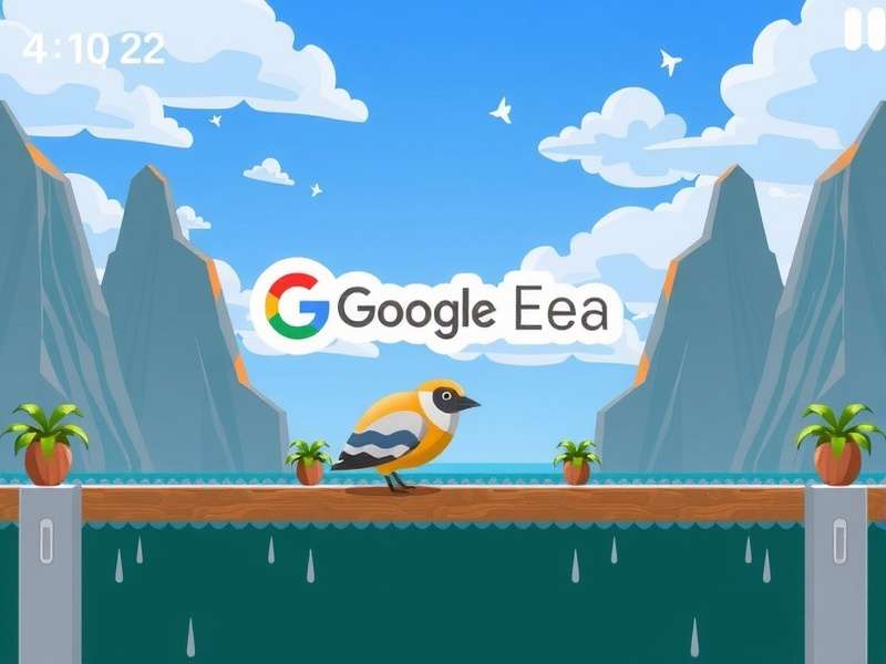 Visual representation of Google and Ea Sports logos merging into a game controller