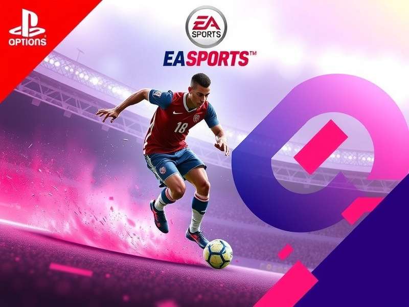 Gamer playing EA Sports football game on a high-end PC setup