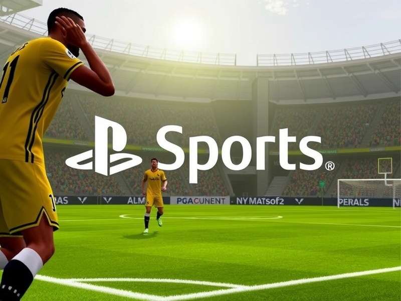 EA Sports PlayStation Login Screen Interface