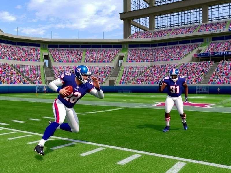 Road to Glory mode player celebrating a touchdown in a high school game