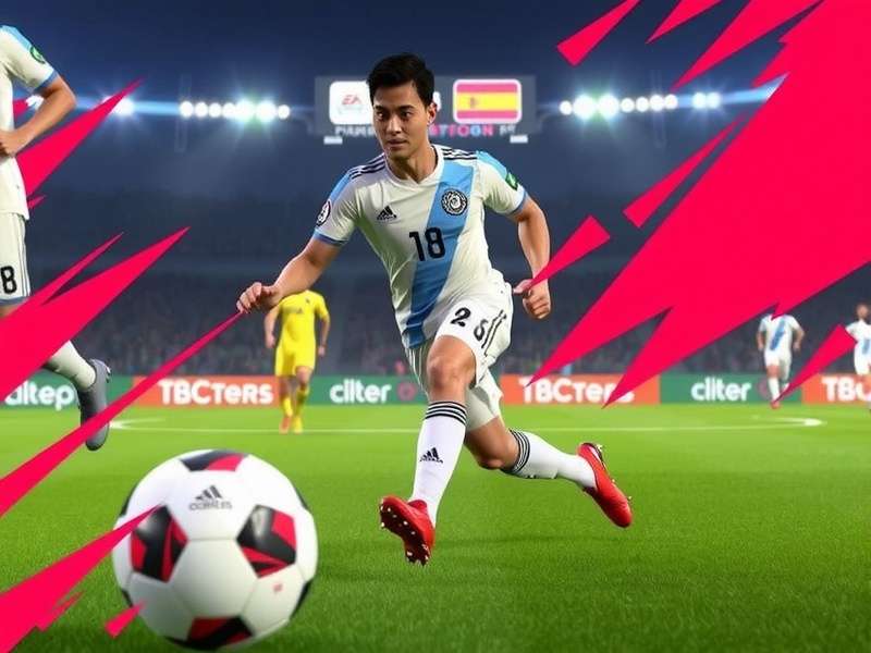 EA Sports FC Mobile 2025 redeem code interface showing free player packs