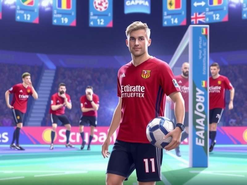 EA Sports Teambuilder interface showing player chemistry and squad management