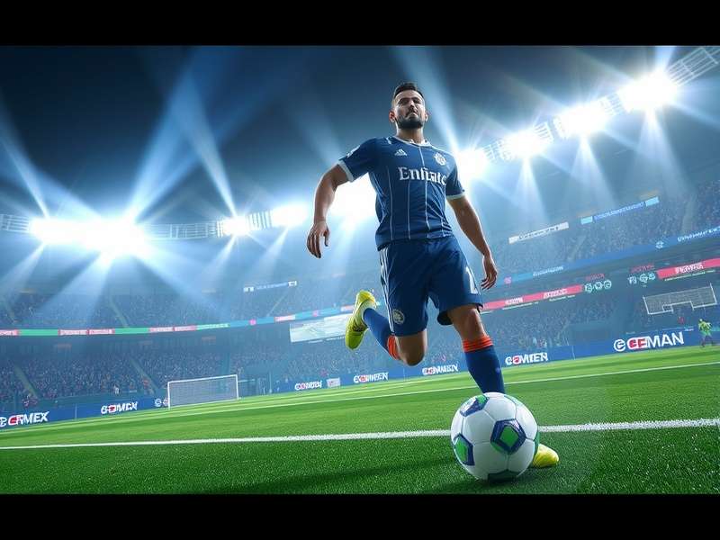 EA Sports PC gaming setup with Indian pro players and college football 26 action